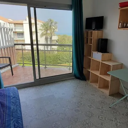 Apartment Les Capitelles - Studio Les Pieds Dans L'eau Avec Vue Mer Et Acces Piscine Latour-Bas-Elne